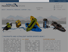 Tablet Screenshot of packrafting-store.de